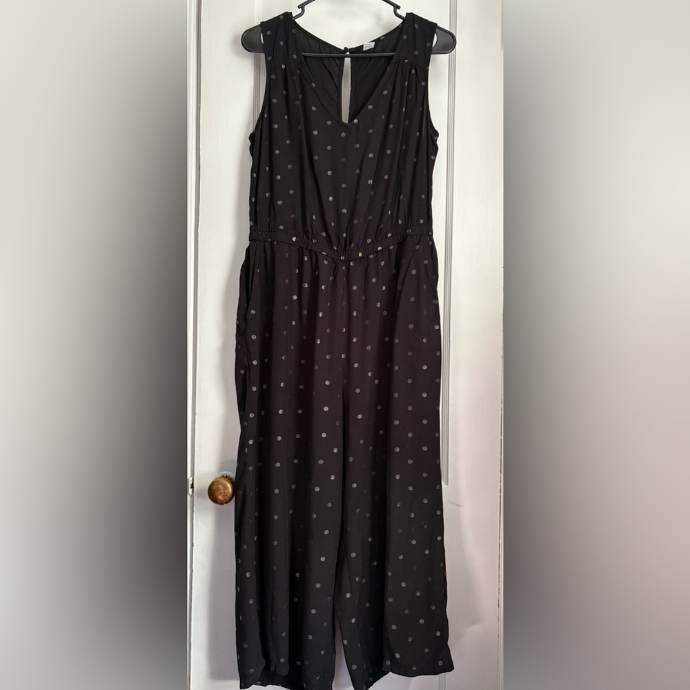 Old Navy  Polka Dot Sleeveless V Neck Romper Jumpsuit, Size: Large
